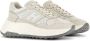 Hogan Beige Leder Sneakers met Gegraveerd Logo Beige Dames - Thumbnail 6