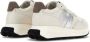 Hogan Witte Sneakers Paneelontwerp Metallic Afwerking White Dames - Thumbnail 10