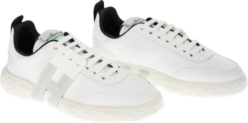 Hogan Witte Sneakers Regular Fit Geschikt voor Alle Temperaturen 100% Leer White Dames