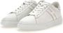 Hogan Witte Leren Sneakers met Metallic Inzetstukken White Dames - Thumbnail 10