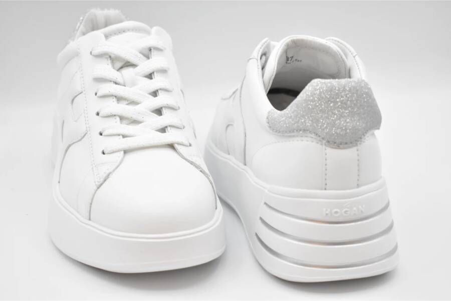 Hogan Witte Veterschoenen Dames White Dames