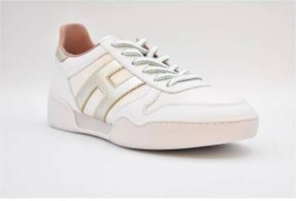 Hogan Witte Veterschoenen Elegante Stijl White Dames