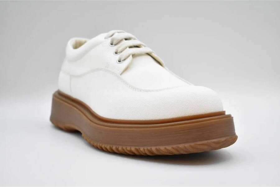 Hogan Witte Veterschoenen Ss22 White Heren