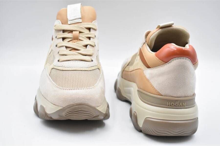 Hogan Witte Veterschoenen Multicolor Dames