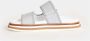 Hogan Zilveren Glitter Sandalen White Dames - Thumbnail 3