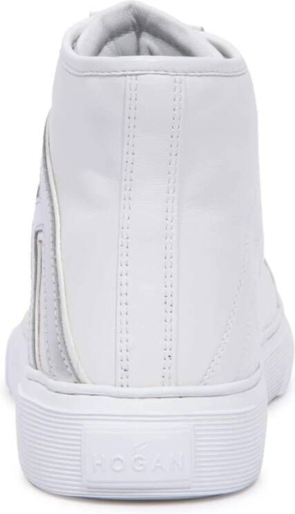 Hogan Zilverwit High-Top Sneakers