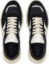 Hogan Zwart Wit Leren Sneaker Logo Panelen Black Heren - Thumbnail 6