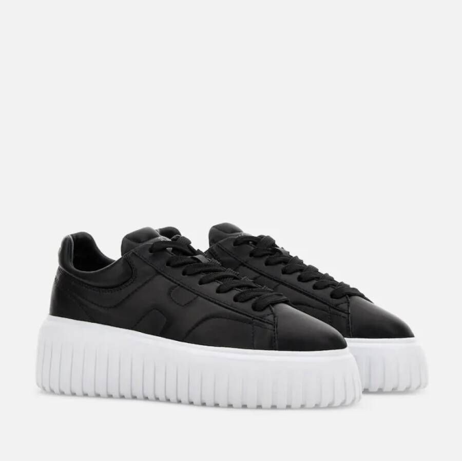 Hogan Zwarte H-Stripes Damessneakers