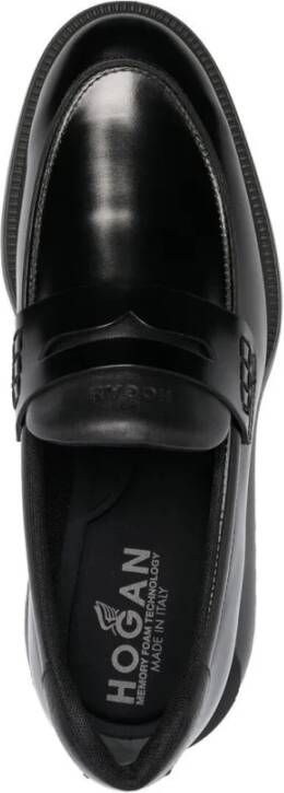 Hogan Zwarte H600 Loafers Black Heren