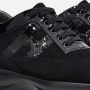 Hogan Zwarte Interactieve Suède Sneakers met Patentdetails - Thumbnail 2