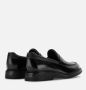 Hogan Zwarte Leren Platte Schoenen Black Heren - Thumbnail 3