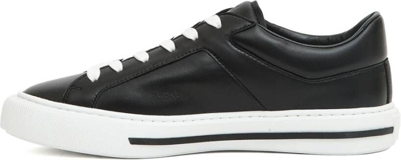 Hogan Zwarte Leren Sneakers Comfort Stijl