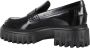 Hogan Zwarte Loafer van Lakleer met Rubberen Zool - Thumbnail 2