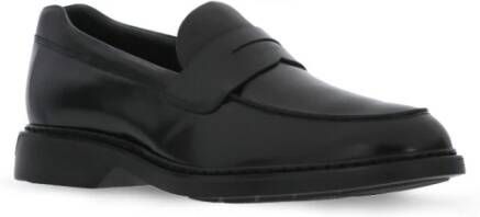 Hogan Zwarte platte schoenen Black Heren