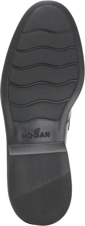 Hogan Zwarte platte schoenen Black Heren