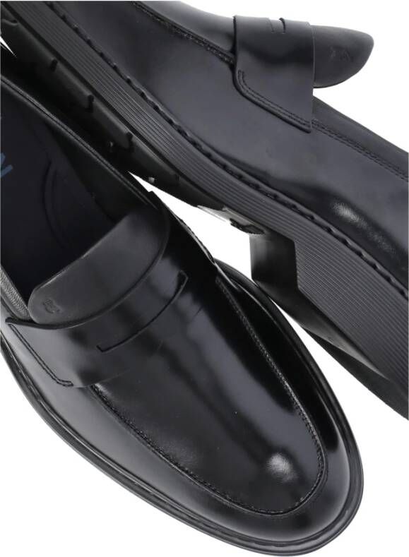 Hogan Zwarte platte schoenen Black Heren