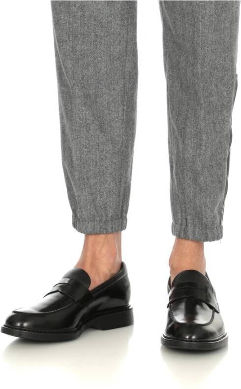 Hogan Zwarte platte schoenen Black Heren