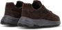 Hogan Zwarte Suède Plateauschoenen met Chunky Zool Brown Heren - Thumbnail 3