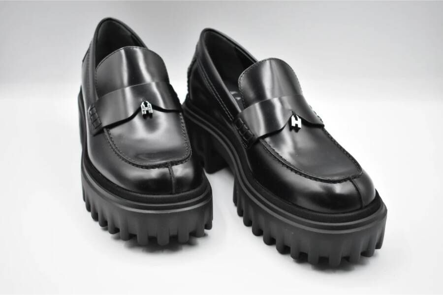 Hogan Zwarte Veterschoenen voor Vrouwen