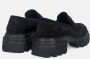 Hogan Zwarte Saddle Mocassins met Extra-Lichte Zool Black Dames - Thumbnail 6