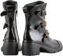 Högl Zwarte Biker Booties Dames Enkellaarzen Black Dames - Thumbnail 9