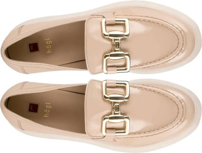 Högl Beige Loafers voor vrouwen Beige Dames