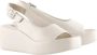 Högl Beige Platte Sandalen Loulou Creme Beige Dames - Thumbnail 3