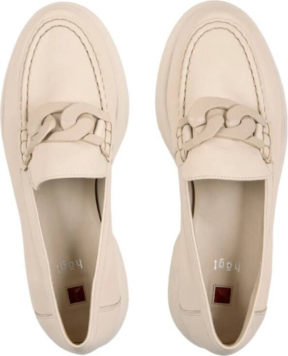 Högl Beige Veterschoenen voor Vrouwen Beige Dames
