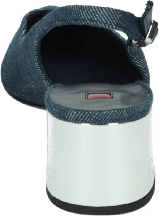 Högl Blauwe Sling-back Sandaal