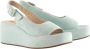 Högl Blauwe Suède Sleehak Sandalen Blue Dames - Thumbnail 3