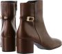 Högl Bruin leren blokhak enkellaars Brown Dames - Thumbnail 4