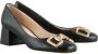 Högl Elegante Horsebit Pumps met Midi Blokhakken Black Dames - Thumbnail 5