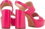 Högl Vibrant Orange Hoge Hak Sandalen Pink Dames - Thumbnail 8