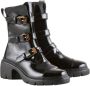 Högl Zwarte Biker Booties Dames Enkellaarzen Black Dames - Thumbnail 11