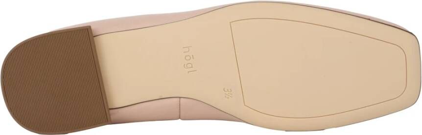 Högl Roze Leren Ballerina Schoenen