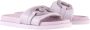 Högl Comfortabele Leren Sliders voor Dames Purple Dames - Thumbnail 3