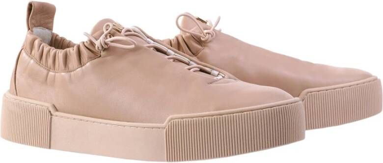 Högl Minimalistische leren sneakers Beige Dames