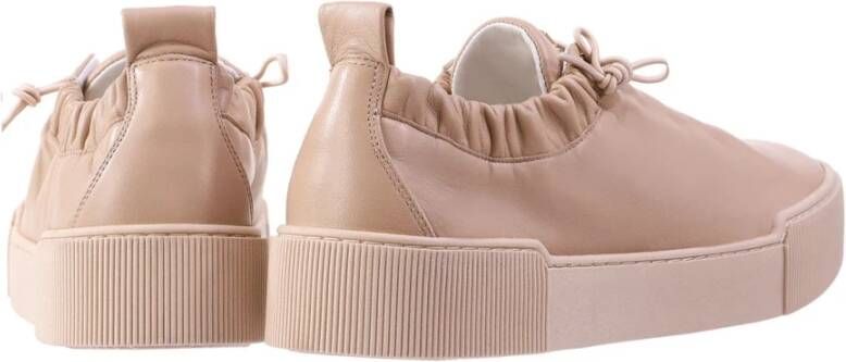 Högl Minimalistische leren sneakers Beige Dames