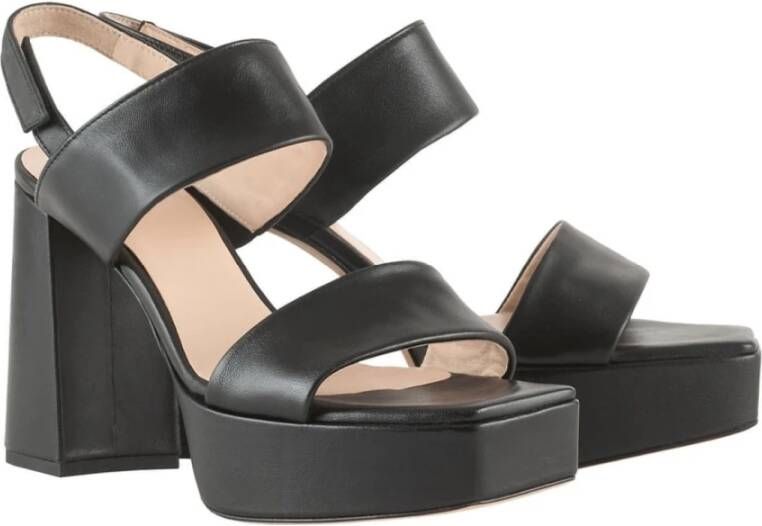 Högl Verhoog je zomerse stijl met chique zwarte sandalen Black Dames