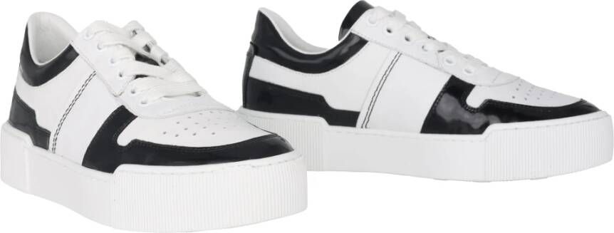 Högl Vetersneaker in wit zwart Black Dames