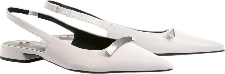 Högl Witte ballerinas voor vrouwen White Dames