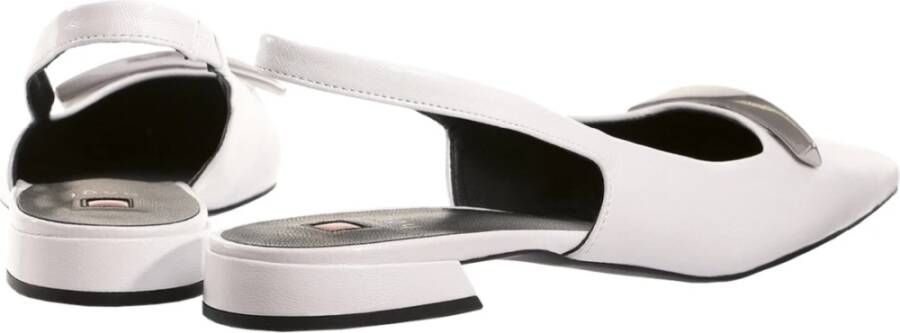 Högl Witte ballerinas voor vrouwen White Dames