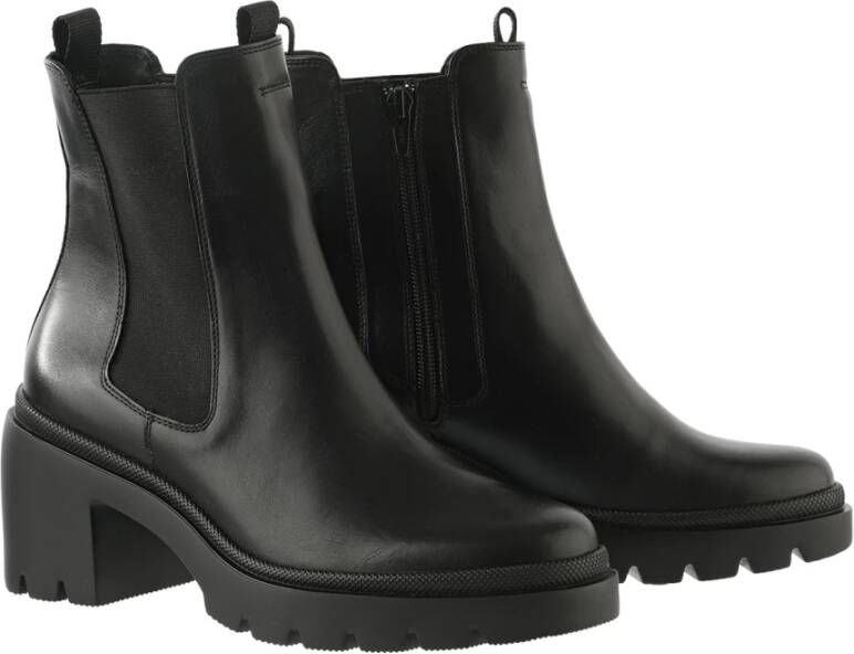 Högl Zachte Leren Enkellaars Black Dames
