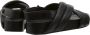 Högl Zwarte Casual Open Platte Sandalen Black Dames - Thumbnail 3