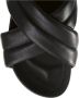 Högl Zwarte Casual Open Platte Sandalen Black Dames - Thumbnail 5