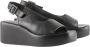Högl Zwarte platte sandalen Loulou stijl Black Dames - Thumbnail 5