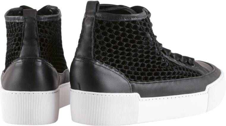 Högl Zwarte veterschoenen voor vrouwen Black Dames