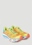 Hoka One Ademende Mesh-Strik Wandelschoenen Geel Heren - Thumbnail 2