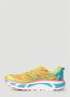 Hoka One Ademende Mesh-Strik Wandelschoenen Geel Heren - Thumbnail 3