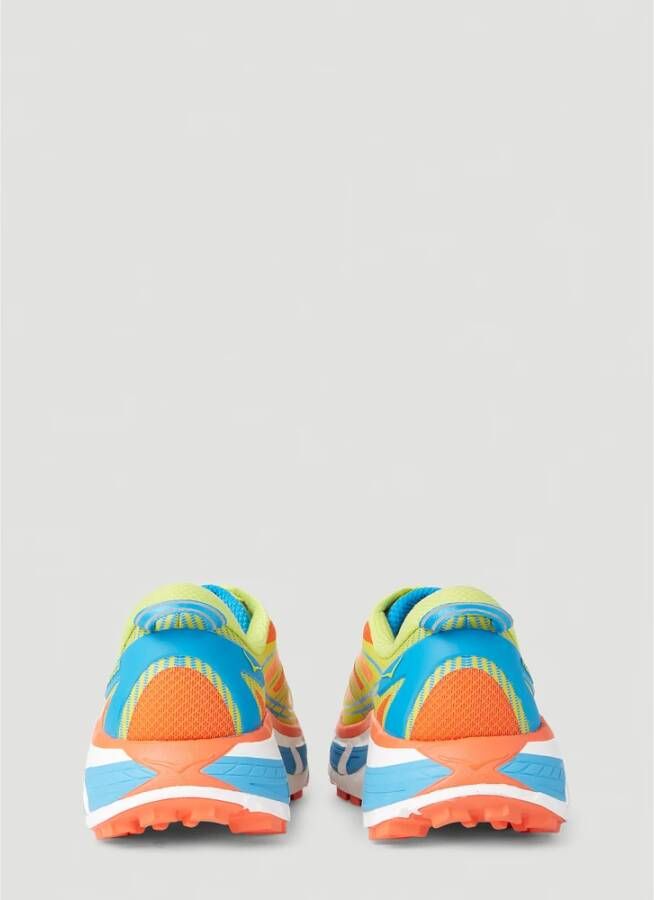 Hoka One Ademende Mesh-Strik Wandelschoenen Geel Heren